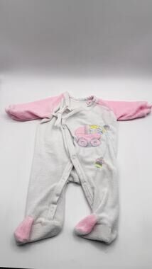 Vintage 1980s Dimi Kessler Duck Sleeper Yellow Terry Cloth Size 3 Months USA